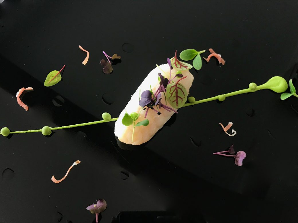 purée au truffe filet de petit pois et verdure - Horizon TOULON