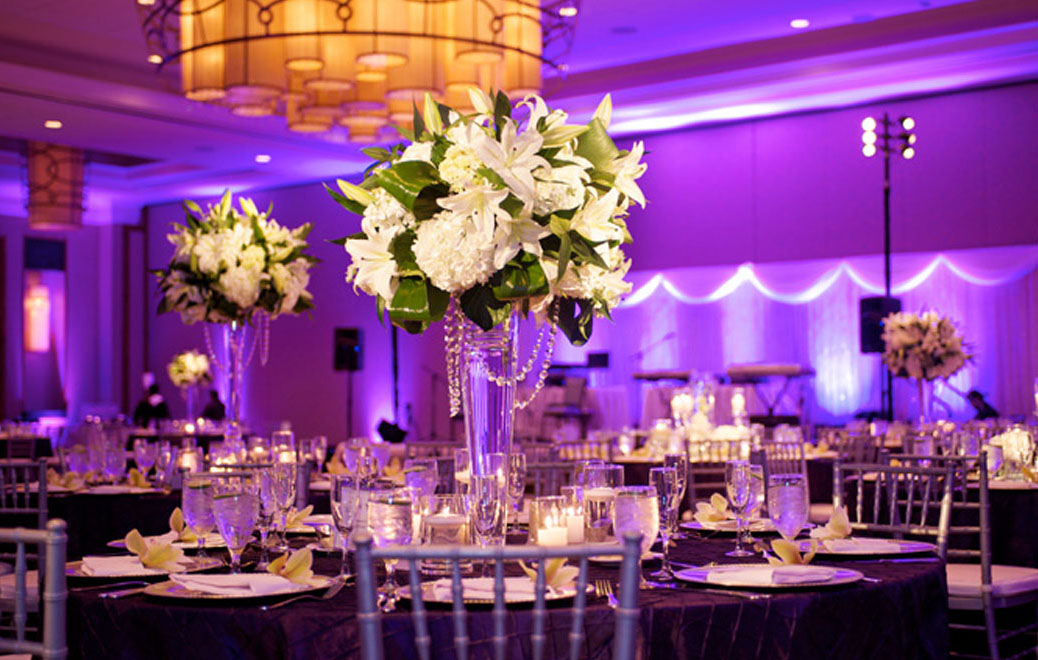 table mariage dans un hotel hilton à toulon